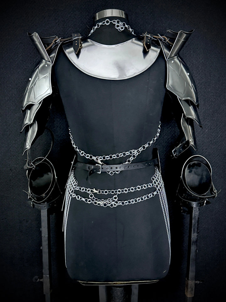 Noble Valkyrie Steel Armor – Women’s LARP Ensemble OathboundSteel