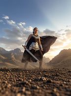 ISH Collection – Handmade Silver Coin Chainmail Warrior Armor Set