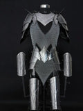Brave Lady Medieval Armor Set – Chainmail & Steel Cuirass LARP Cosplay Costume Medieval Armory
