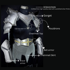 ⚔️ Fantasy Female Armor Set 🛡️ Medieval Warrior Queen Costume with Chainmail & Steel Armor 👑  ✨ Handmade Gothic Women’s Armor – Custom Medieval Knight Costume for LARP, Cosplay & Reenactment ✨