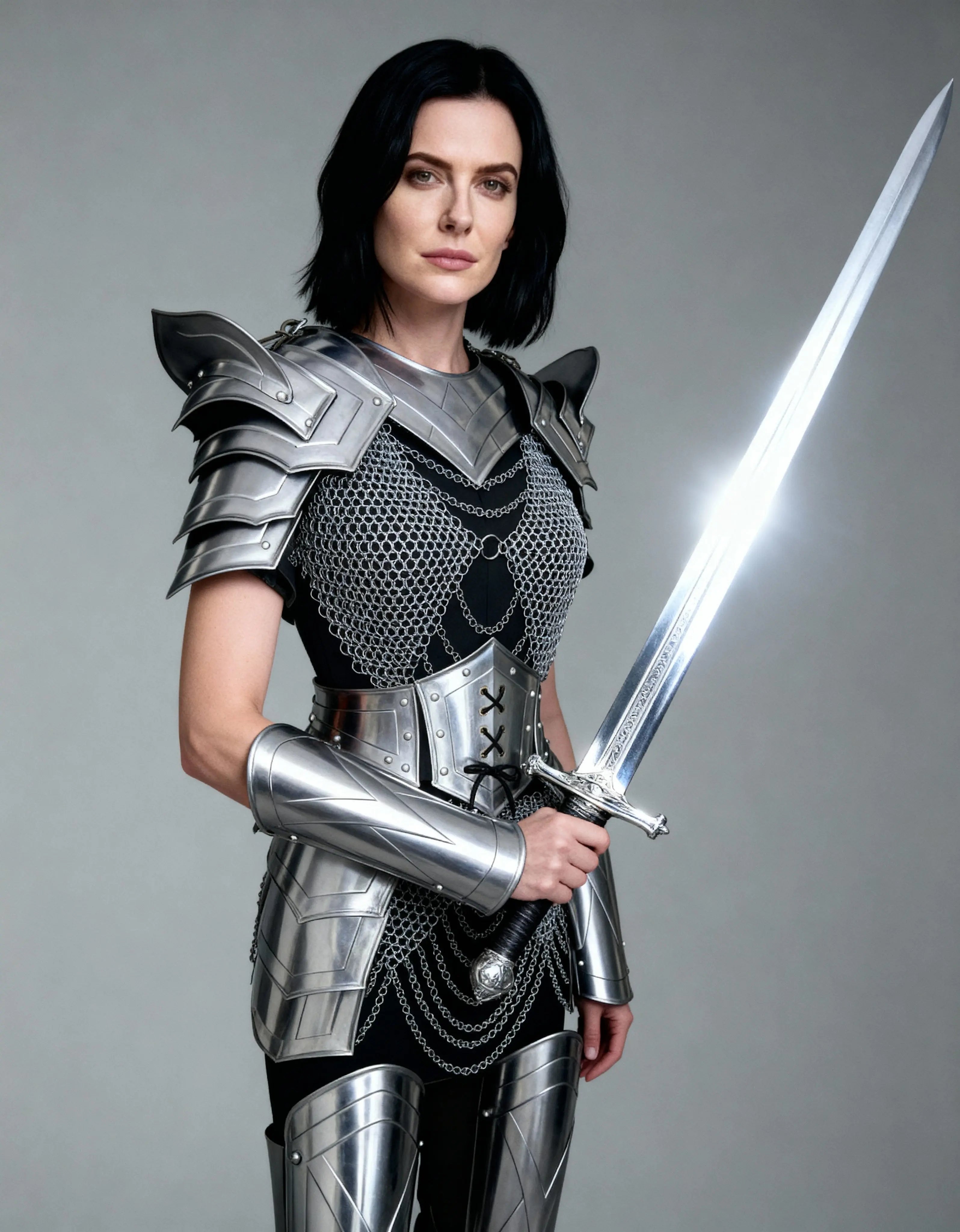 Chainmail & Plate Hybrid Armor – Battle Maiden Edition OathboundSteel