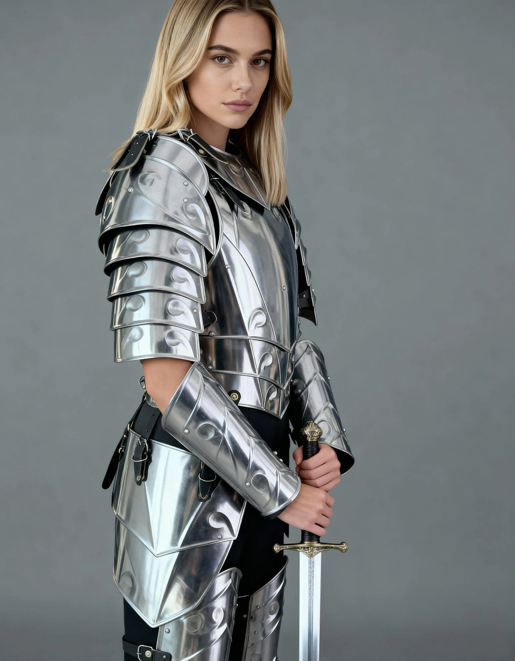 Royal Guardian Steel Armor – Women’s Full Suit OathboundSteel