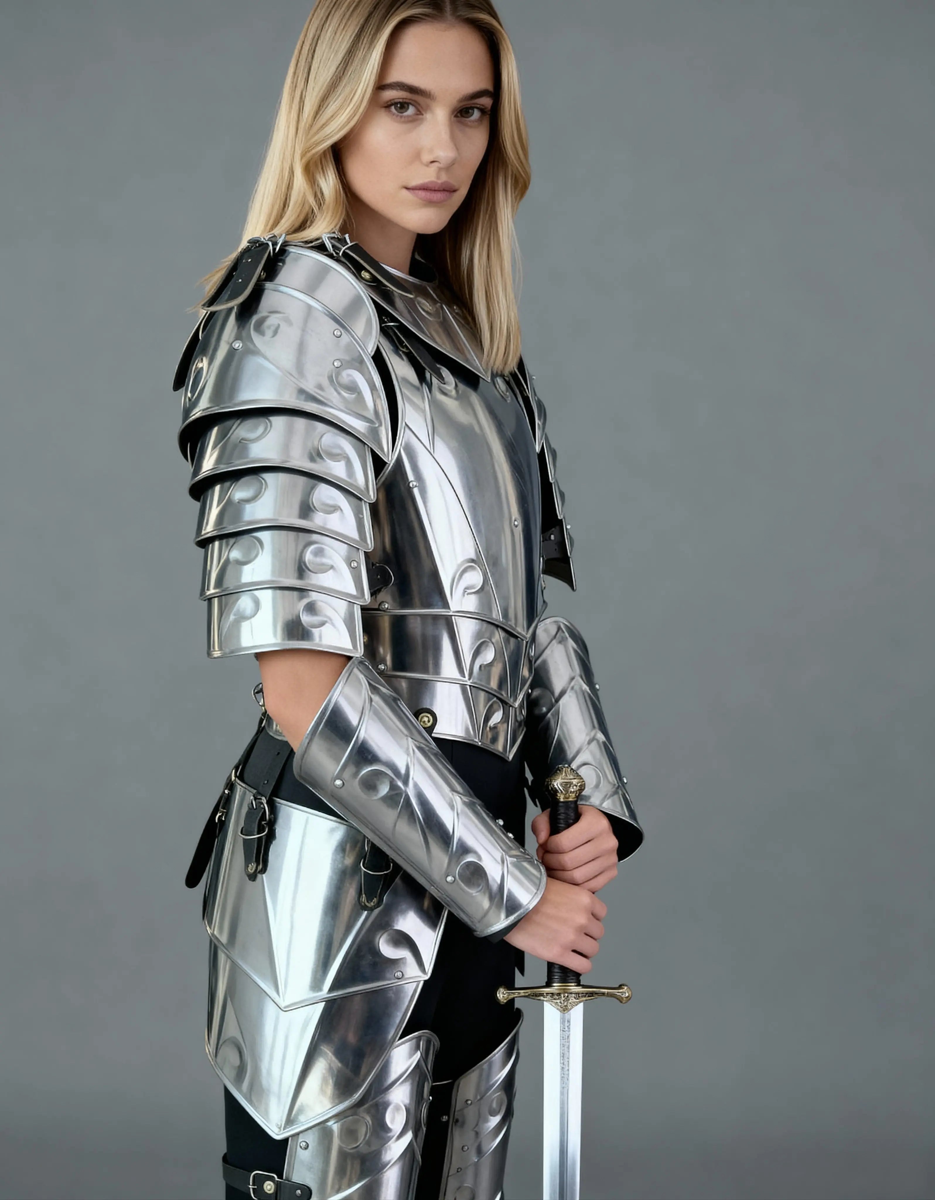 Royal Guardian Steel Armor – Women’s Full Suit OathboundSteel