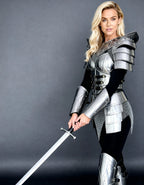 Platinum Knight Armor – Polished Steel Cosplay Suit OathboundSteel