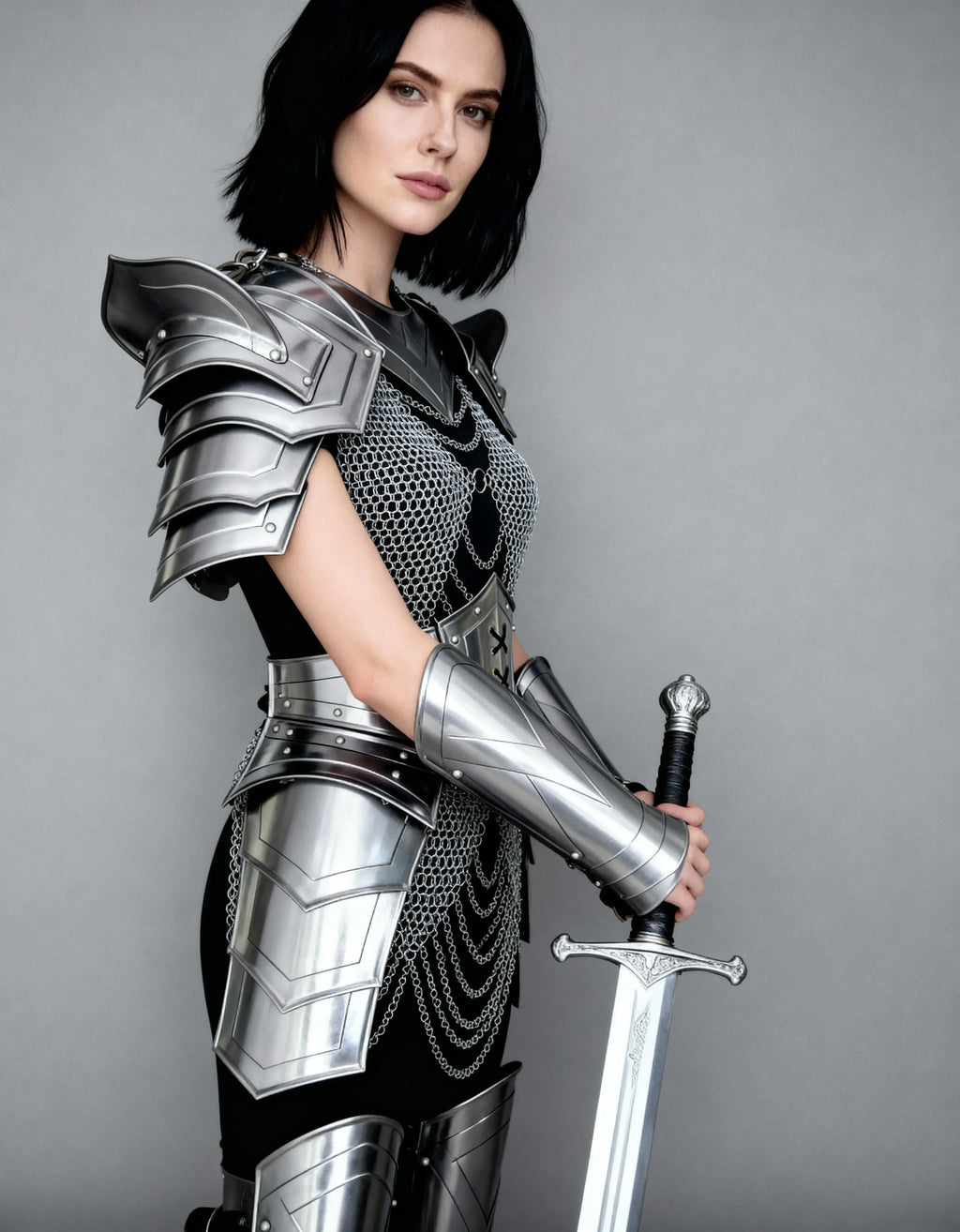 Chainmail & Plate Hybrid Armor – Battle Maiden Edition OathboundSteel