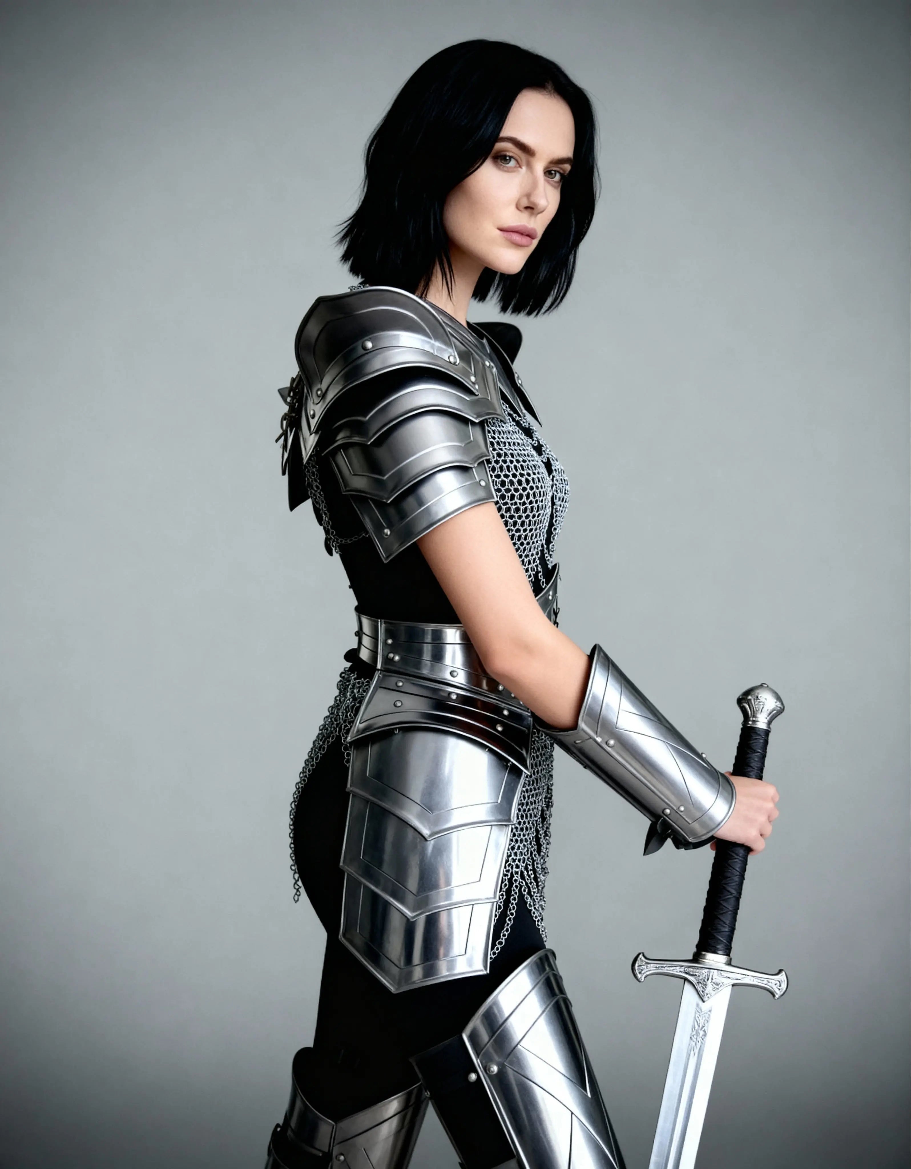 Chainmail & Plate Hybrid Armor – Battle Maiden Edition OathboundSteel