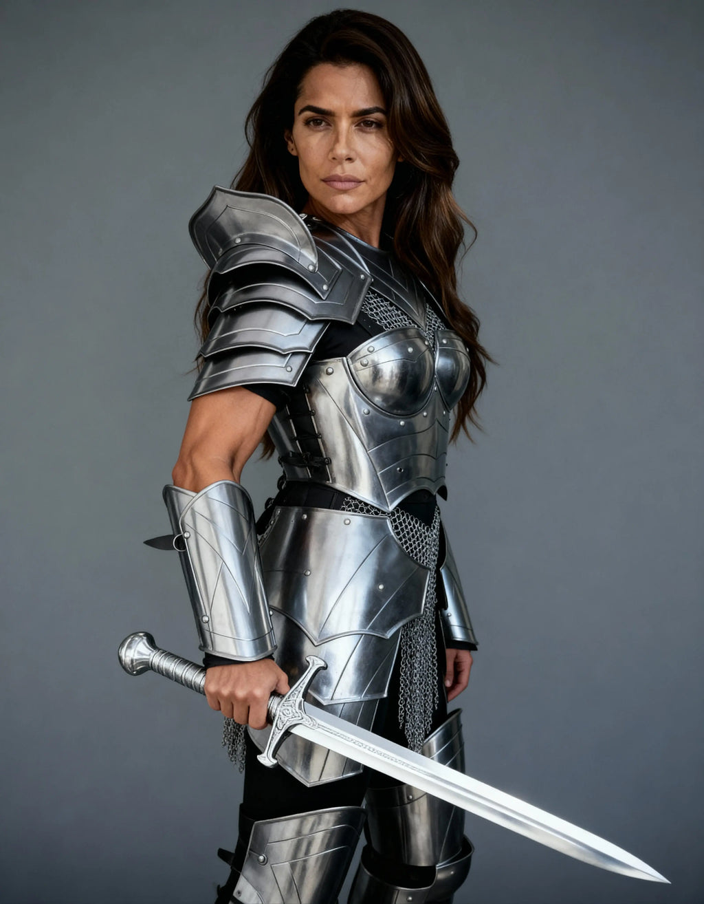 Classic Steel Warrior Armor – Women’s LARP Battle Gear OathboundSteel