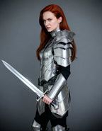 Gothic Red Knight Armor – Women’s Medieval Battle Suit OathboundSteel