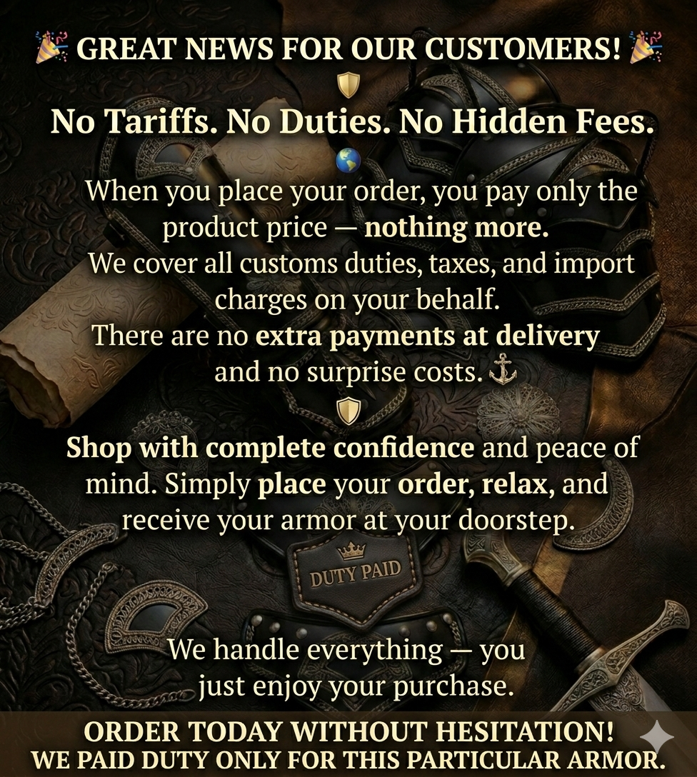 Medieval Women’s Steel Armor Set – Chainmail Skirt Lady Knight Costume.