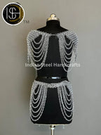 Viking Skirt Top, Ren faire Chainmail Handmade Armor, Cosplay Armor, SCA Armor, Larp Costume, Christmas Gift, Gift for Her ISH Collection