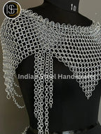 Viking Skirt Top, Ren faire Chainmail Handmade Armor, Cosplay Armor, SCA Armor, Larp Costume, Christmas Gift, Gift for Her ISH Collection