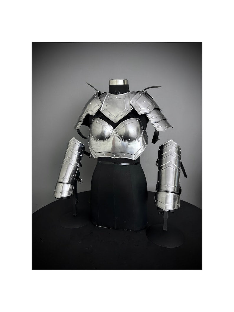 Medieval Ancient Corset Armor, Brave Lady Armor Costume, Fantasy Armor, Cosplay Armor, LARP Armor, Gift Item