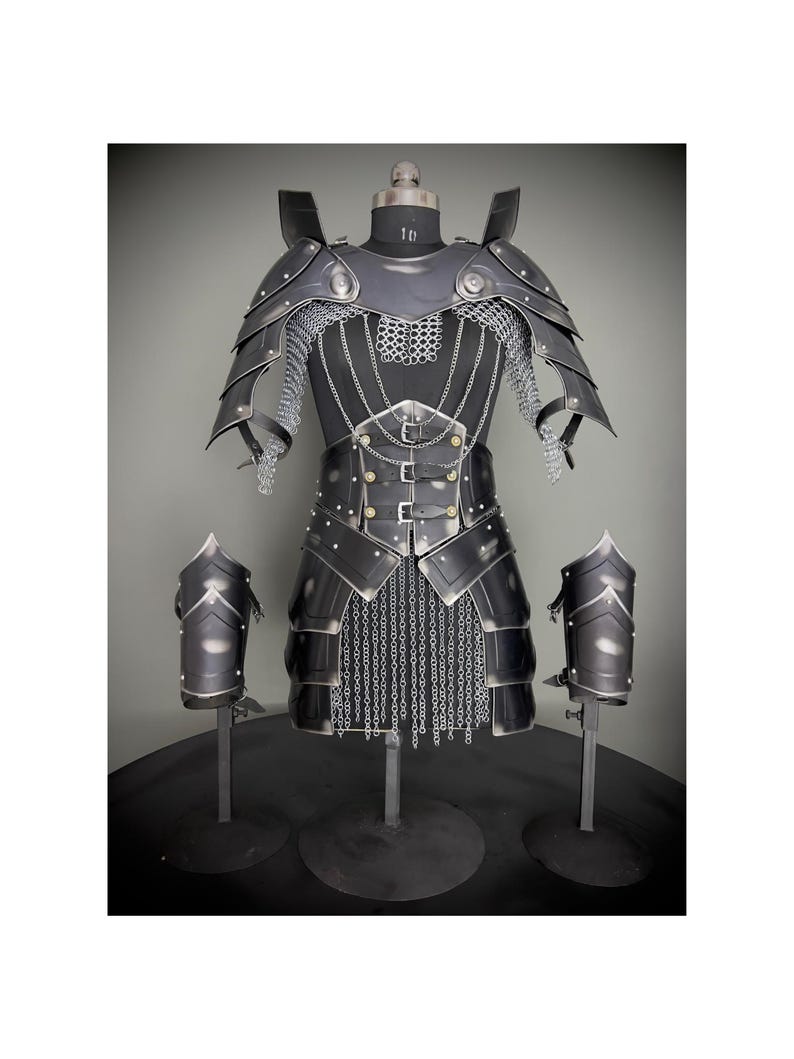 Medieval Knight Armor, Brave Lady Armor, Chainmail Armor, Cosplay Armor, Sca Armor, Larp Armor, Fantasy Armor, Gift for women