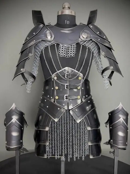 Medieval Knight Armor, Brave Lady Armor, Chainmail Armor, Cosplay Armor, Sca Armor, Larp Armor, Fantasy Armor, Gift for women ISH Collection