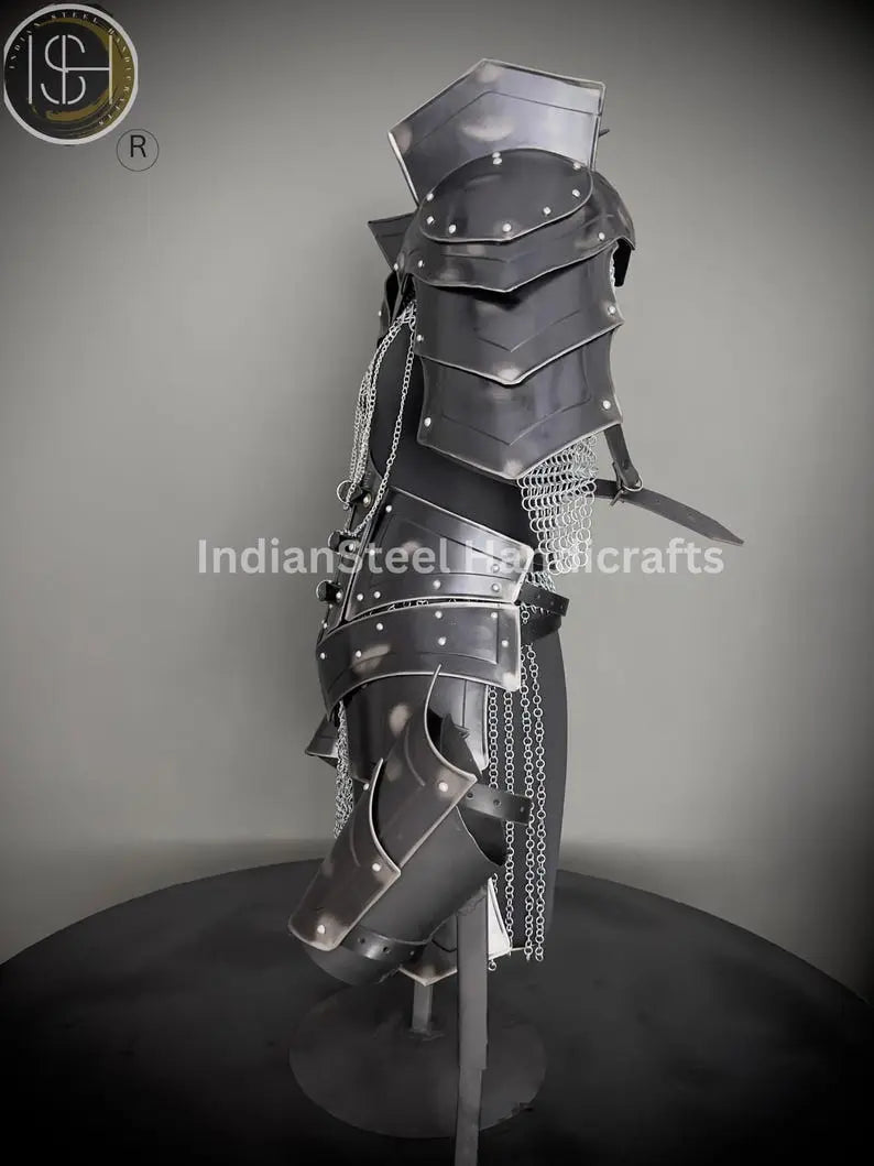 Medieval Knight Armor, Brave Lady Armor, Chainmail Armor, Cosplay Armor, Sca Armor, Larp Armor, Fantasy Armor, Gift for women ISH Collection