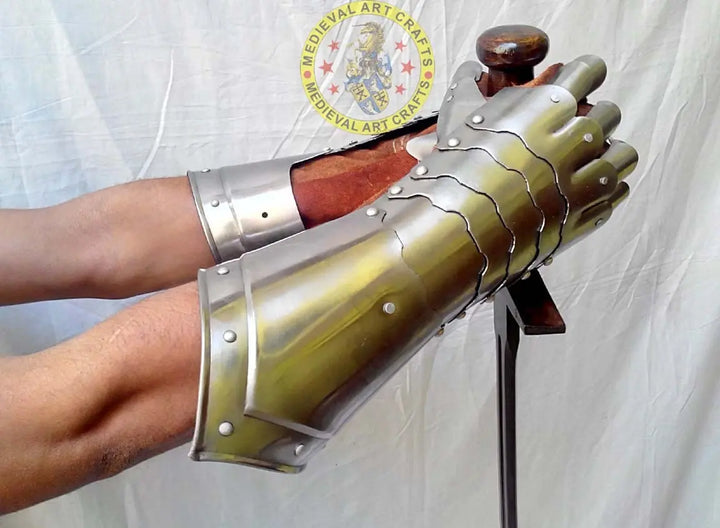 Medieval Knight Gauntlet Armor, Cosplay Armor, Sca Armor, LARP Armor, Fantay Gloves, Gift for Men/Women ISH Collection