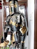 Knight Armor Suit, Beautiful texture, Great Display armor, Larp, Halloween Gift ISH Collection
