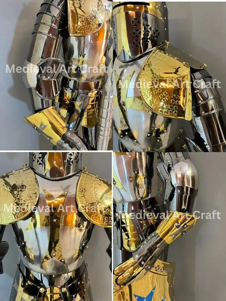 Knight Armor Suit, Larp Armor, Fantasy Armor, SCA Armor, Christmas Gift ISH Collection