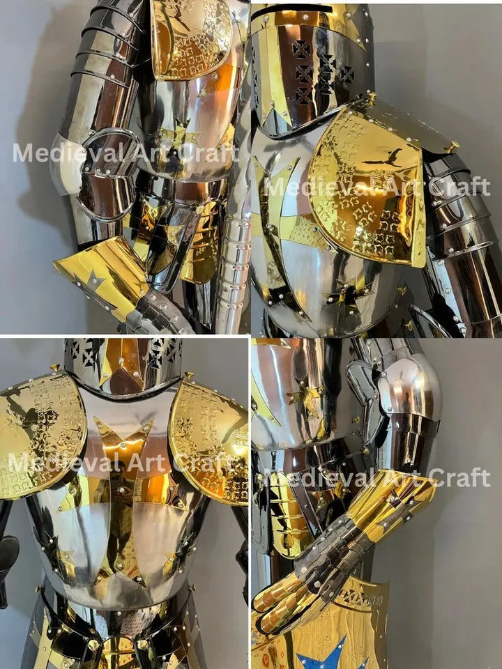 Knight Armor Suit, Larp Armor, Fantasy Armor, SCA Armor, Christmas Gift ISH Collection