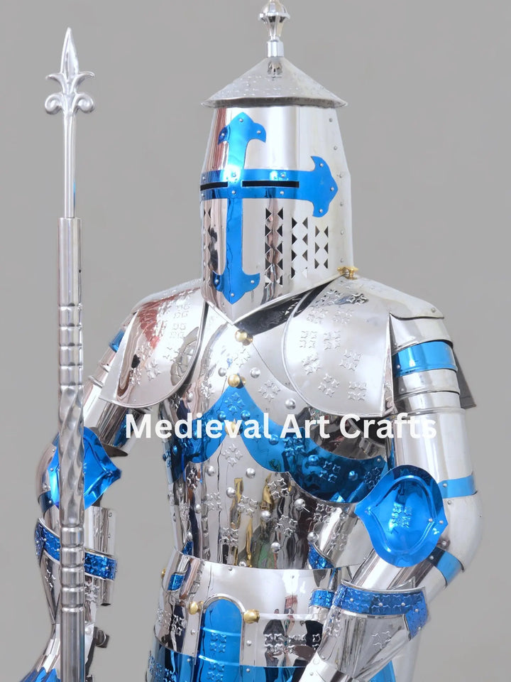Medieval Knight Suit of Armor, Cosplay Armor, Larp Armor, Unique Costume, gift items. ISH Collection