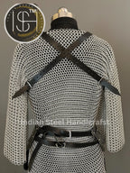 Female Knight Armor: Medieval Chainmail Costume, LARP Cosplay