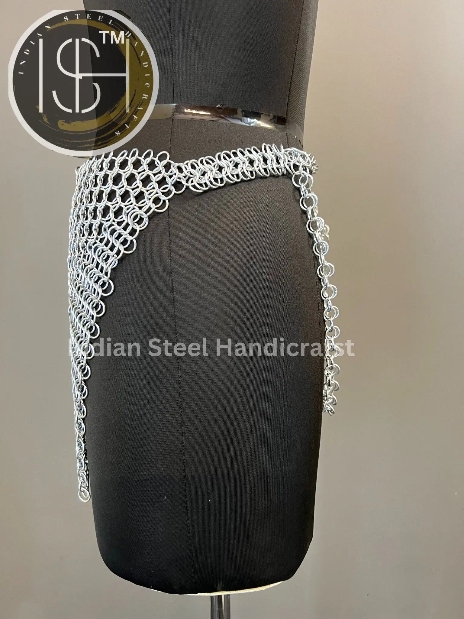 Chainmail Viking Skirt & Top, Ren faire, Chainmaile Handmade Medieval Cosplay Armor, Larp Costume, Mother's day Reenactment, Christmas Gift