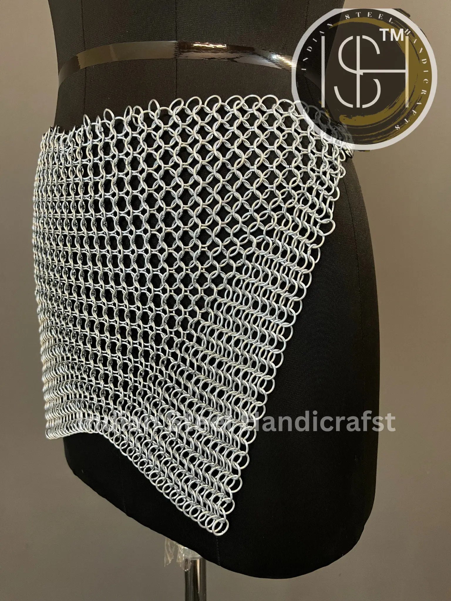 Chainmail Viking Skirt & Top, Ren faire, Chainmaile Handmade Medieval Cosplay Armor, Larp Costume, Mother's day Reenactment, Christmas Gift