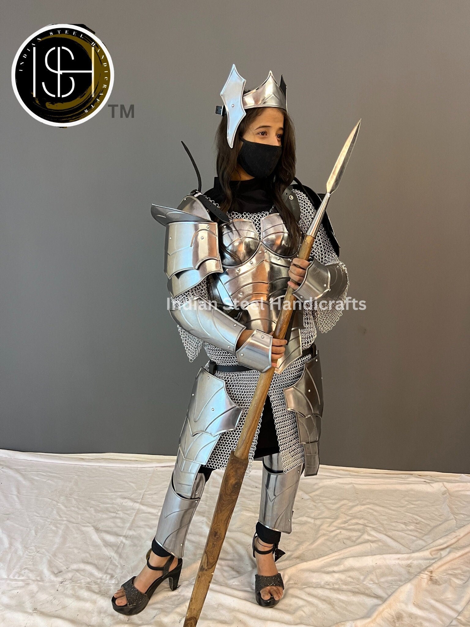Medieval Ancient Cuirass Armor, Brave Lady Armor Costume, Cosplay Armor, LARP Armor, Gift for Women