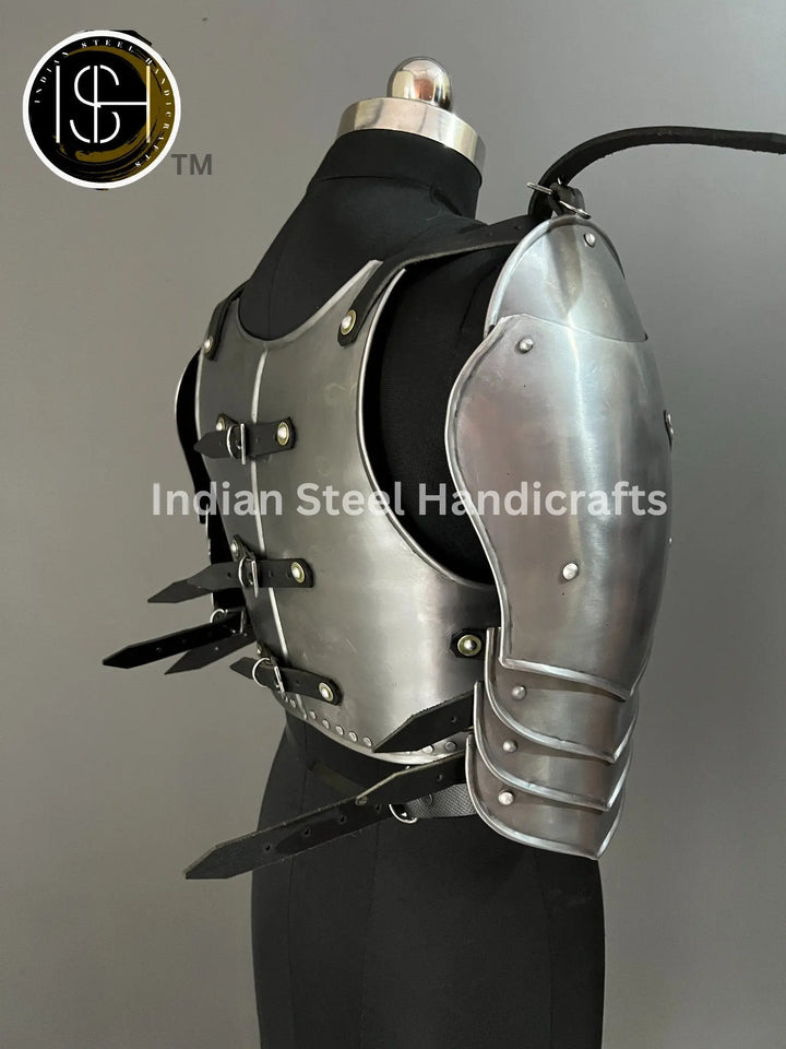 Ciri Witcher female chest armor pauldrons armor, Female Fantasy Armor Costume, Cosplay Armor, Larp Armor, Sca Armor, Gift for Women. ISH Collection