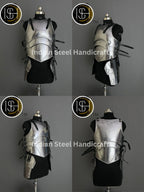 Medieval Knight Armor, Fantasy female Chest & Tesset armor, Sca, Cosplay, Larp Armor Costume, Gift items. ISH Collection