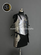 Medieval Knight Armor, Fantasy female Chest & Tesset armor, Sca, Cosplay, Larp Armor Costume, Gift items. ISH Collection