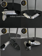 Medieval Knight leg Guard, Sabaton Armor, Larp Armor, Cosplay Armor, functional Armor, Sca Armor, Larp, Gift Item. ISH Collection
