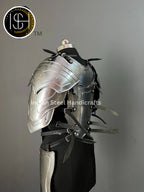 Medieval Lady Knight Armor: Steel Female Costume, LARP Cosplay