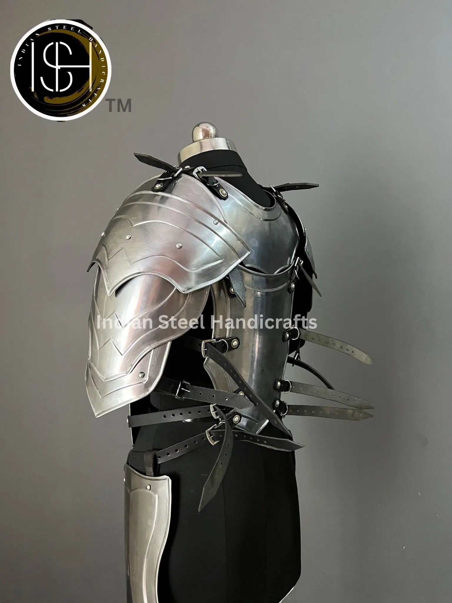 Medieval Lady Knight Armor: Steel Female Costume, LARP Cosplay