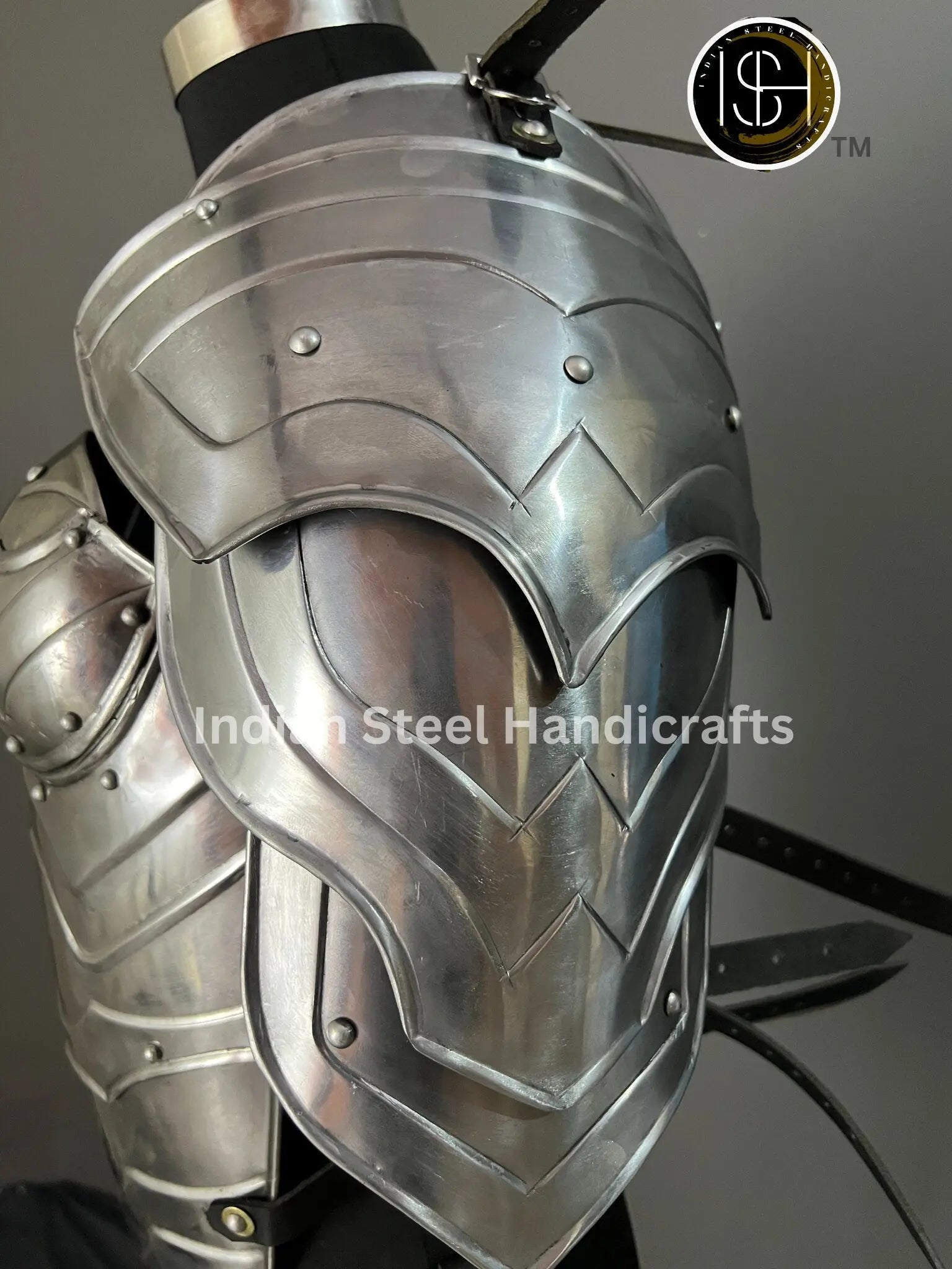 Medieval Lady Knight Armor: Steel Female Costume, LARP Cosplay