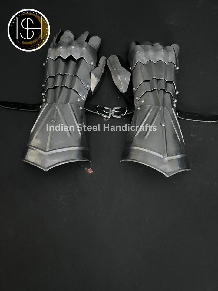 Knight Gauntlets Armor, Larp Armor, Cosplay Armor, Gloves Armour, Sca Armor, Fantasy armor, Gift for men , Gift for Men/ Women. ISH Collection