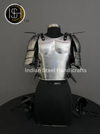 Medieval Lady Knight Armor: Steel Female Cosplay LARP Costume