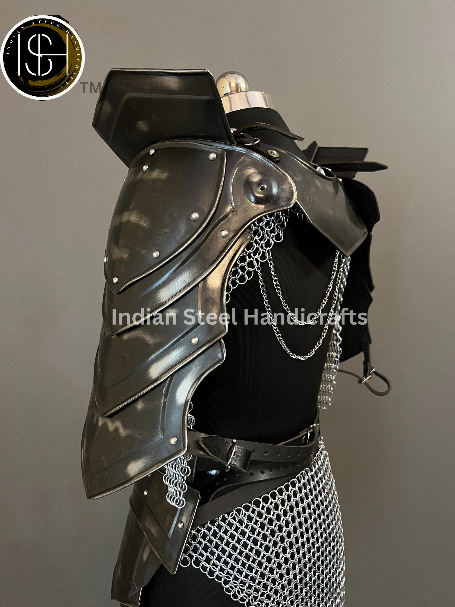 Medieval Ancient Cuirass Armor, Brave Lady Armor,Chainmail Armor, Cosplay Armor, Sca Armor, Larp Armor, Fantasy Armor, Gift for women.