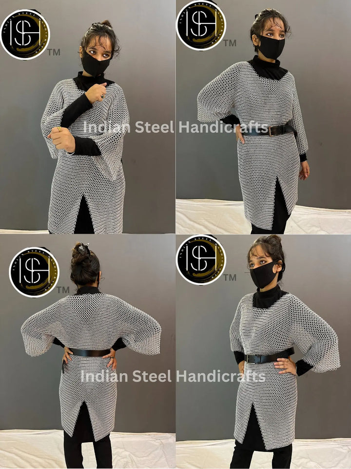 Steel Lady Knight Armor: Medieval SCA LARP Costume