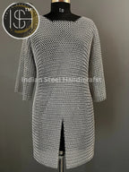 Female Knight Armor: Medieval Chainmail Costume, LARP Cosplay