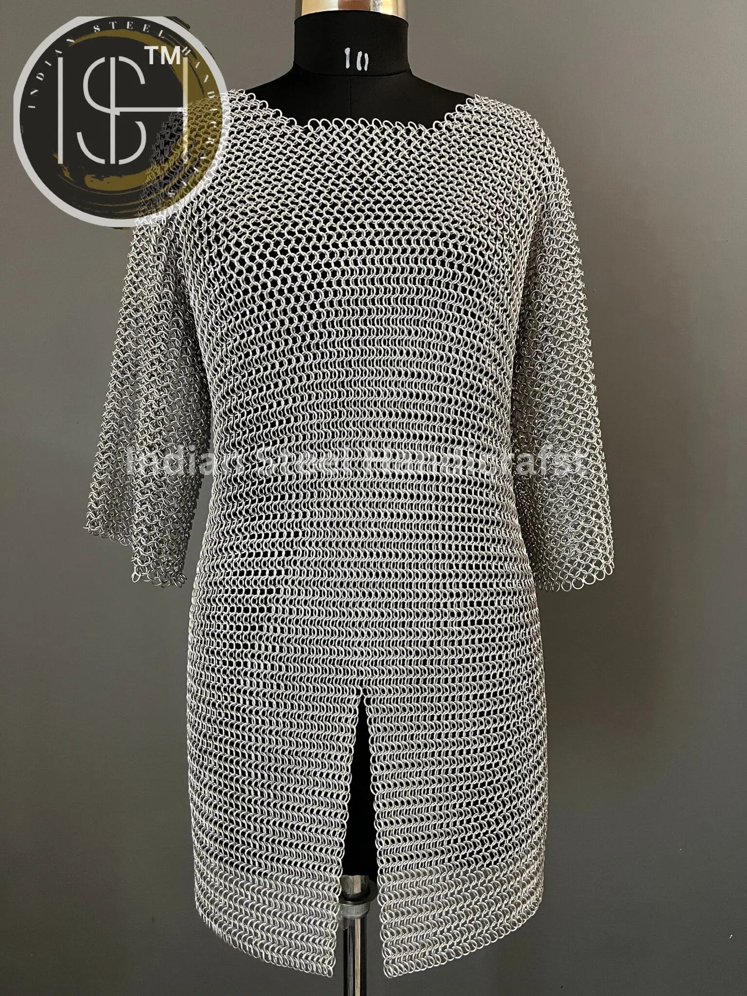 Female Knight Armor: Medieval Chainmail Costume, LARP Cosplay
