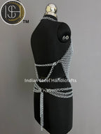 Metal Viking Top & Belt, Ren faire Chainmaille Handmade Medieval Cosplay Armor, SCA Larp Costume, Mother's day Reenactment, Christmas Gift. ISH Collection