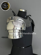 Knight Brave Male Armor, Gorget Pouldron Armor,Cosplay Armor, Sca Armor, Larp Armor, Gifts for MEN/ Women. ISH Collection