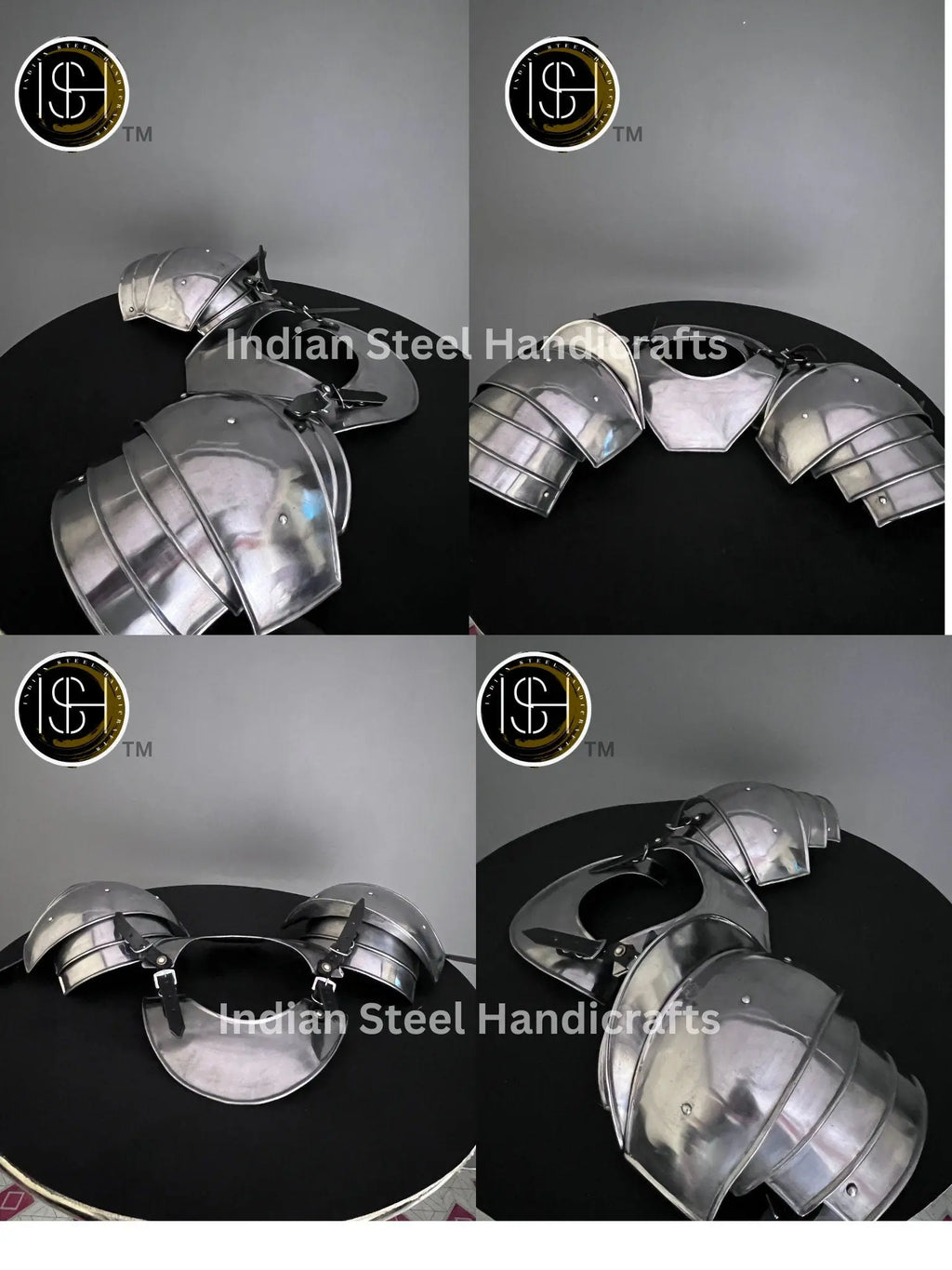 Knight Brave Male Armor, Gorget Pouldron Armor,Cosplay Armor, Sca Armor, Larp Armor, Gifts for MEN/ Women. ISH Collection