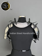 Knight Brave Male Armor, Gorget Pouldron Armor,Cosplay Armor, Sca Armor, Larp Armor, Gifts for MEN/ Women. ISH Collection