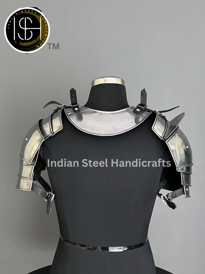 Knight Brave Male Armor, Gorget Pouldron Armor,Cosplay Armor, Sca Armor, Larp Armor, Gifts for MEN/ Women. ISH Collection