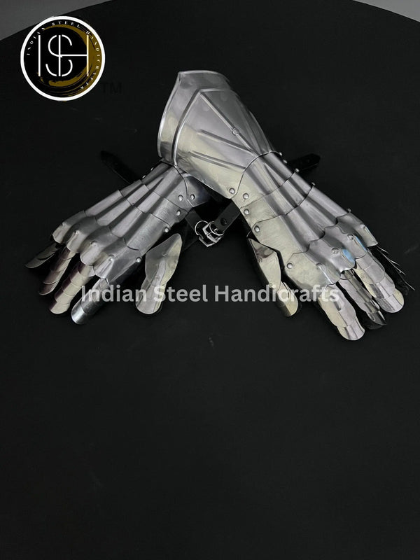 Knight Gauntlets Armor, Larp Armor, Cosplay Armor, Gloves Armour, Sca Armor, Fantasy armor, Gift for men , Gift for Men/ Women. ISH Collection