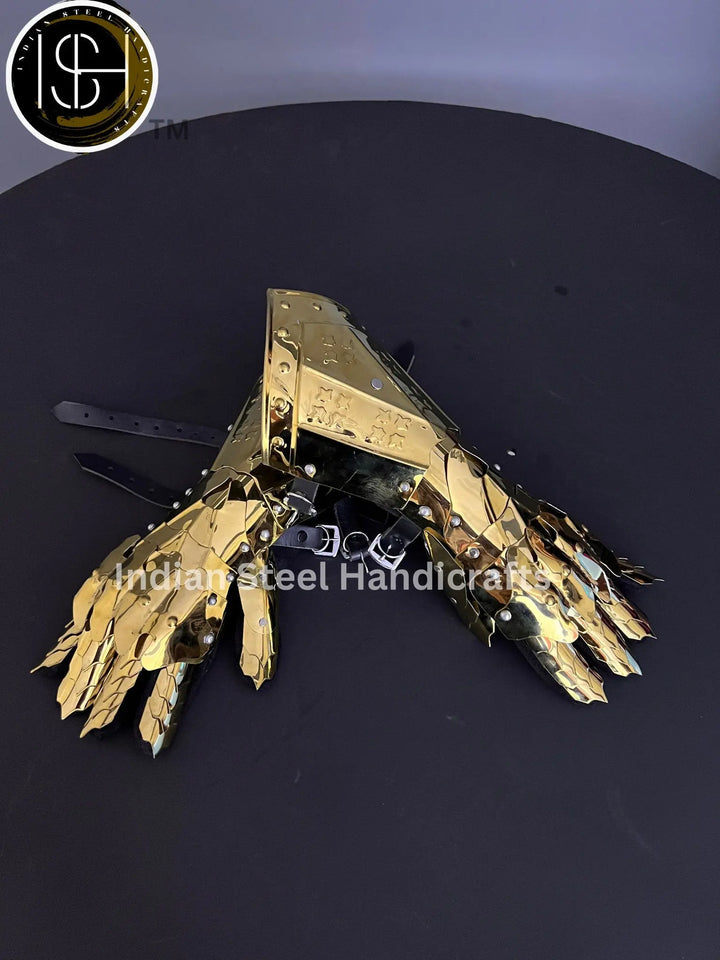 Knight Gauntlet Armor, Larp Gauntlet Armor, Cosplay Armor, Sca Armor, Fantas Gauntlet Armor, Gift Item. ISH Collection