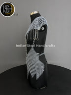 Chainmail Harness, Chainmail Chains Layers top & Skirt, Rings Costume, Wedding Cosplay Costume, Larp , Cosplay, Sca Armor, Gift For Women.