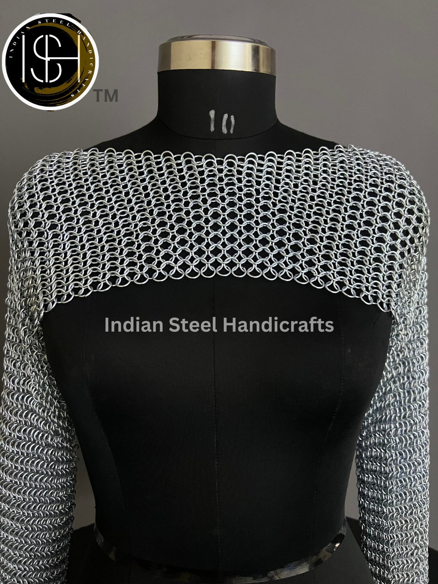 Chainmail Silver Long Sleeves Shrug, Handmade Loose Cropped Pullover Top, Elegant & Most Beautiful Wedding Costume, Halloween Cosplay Gift